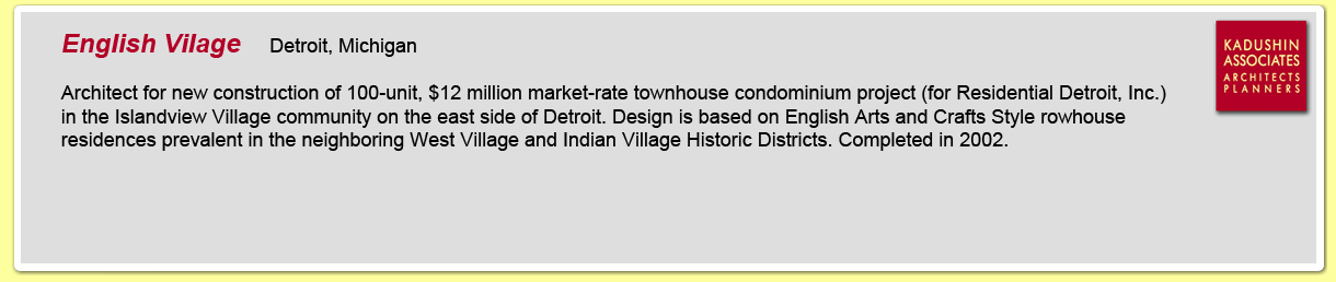 English Village Words